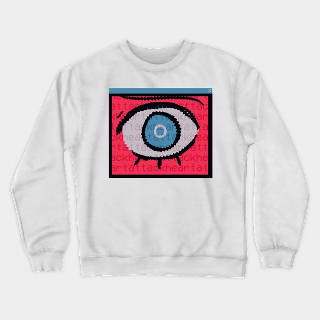 Pop-Up Ad Crewneck Sweatshirt by MelonGummie